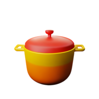 cooking 3d rendering icon illustration png