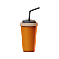 boisson 3d le rendu icône illustration png