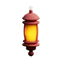 lantern 3d rendering icon illustration png