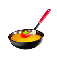 cooking 3d rendering icon illustration png