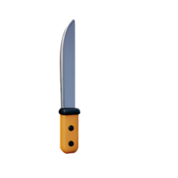 knife 3d rendering icon illustration png