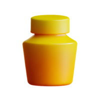 honey 3d rendering icon illustration png