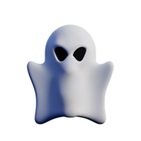 ghost 3d rendering icon illustration png