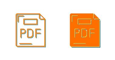 icono de vector de pdf