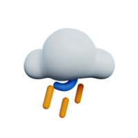 Wetter 3d Rendern Symbol Illustration png