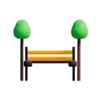 park 3d rendering icon illustration png