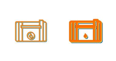 Oil Heater Vector Icon