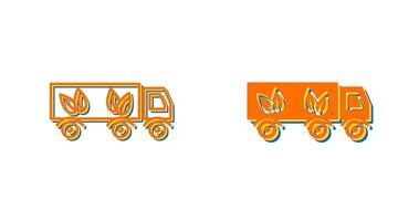 Eco friendly Truck Vector Icon