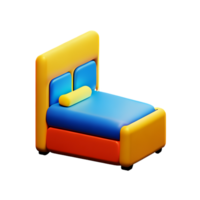 room 3d rendering icon illustration png