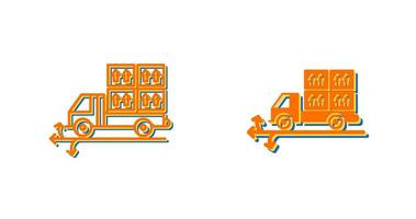 Multiple Delivery Points Vector Icon