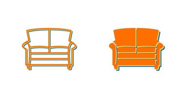 Double Sofa Vector Icon