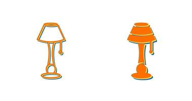 Lamp with stand Vector Icon