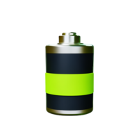 battery 3d rendering icon illustration png