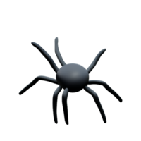 spider 3d rendering icon illustration png