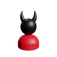 Teufel 3d Rendern Symbol Illustration png