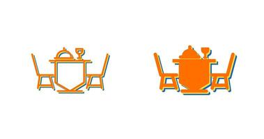 Dinner Table Vector Icon