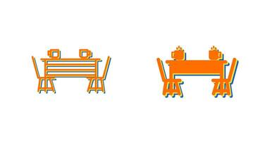 Dining Table Vector Icon