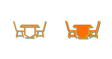 Lunch Table Vector Icon