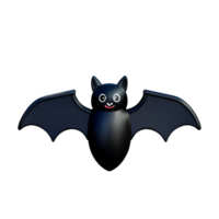 bat 3d rendering icon illustration png