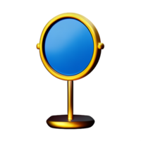 mirror 3d rendering icon illustration png