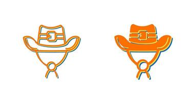 icono de vector de sombrero de vaquero