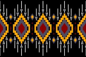 ethnic geometric seamless pattern. Geometric ethnic pattern can be used in fabric design for clothes, decorative paper, wrapping, textile, embroidery, illustration, vector, carpet vector