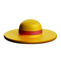 chapeau 3d le rendu icône illustration png