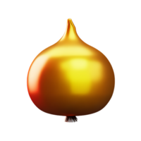 onion 3d rendering icon illustration png