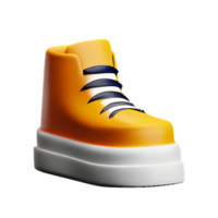 Shoes 3d rendering icon illustration png
