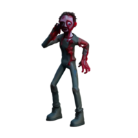 zumbi 3d Renderização ícone ilustração png