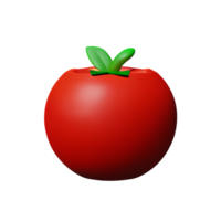 tomate 3d Renderização ícone ilustração png