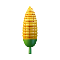 corn 3d rendering icon illustration png