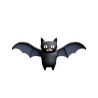 bat 3d rendering icon illustration png