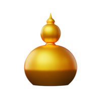 buddha 3d rendering icon illustration png