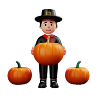 thanksgiving 3d rendering icon illustration png