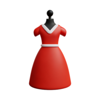 dress 3d rendering icon illustration png