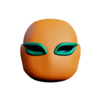 masque 3d le rendu icône illustration png