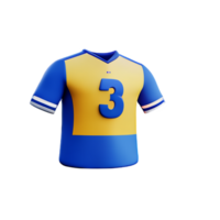 jersey 3d tolkning ikon illustration png