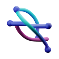 DNA 3d Rendern Symbol Illustration png