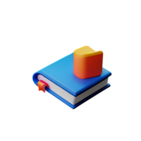 Biblia 3d representación icono ilustración png