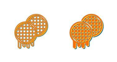 Waffle Vector Icon