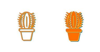 icono de vector de cactus