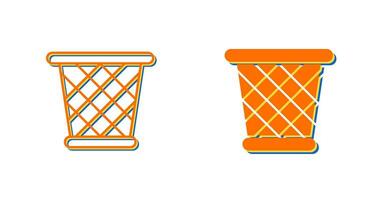 Paper Bin Vector Icon