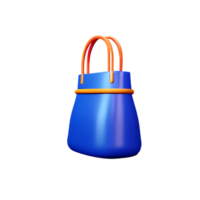 bag 3d rendering icon illustration png