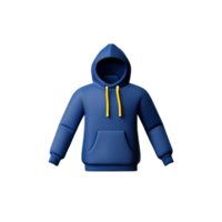 sweat à capuche 3d le rendu icône illustration png