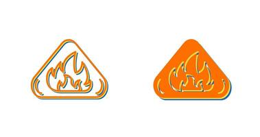 Fire Danger Vector Icon