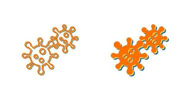 icono de vector de virus covid