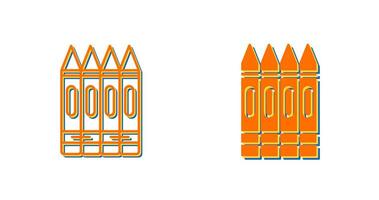 Crayons Vector Icon