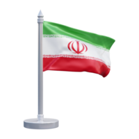 iran national flag set illustration or 3d realistic iran waving country flag set icon png