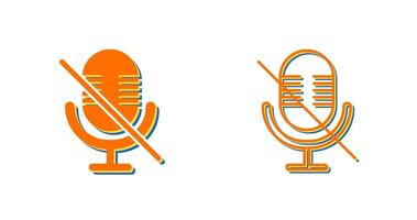 Microphone Mute Vector Icon